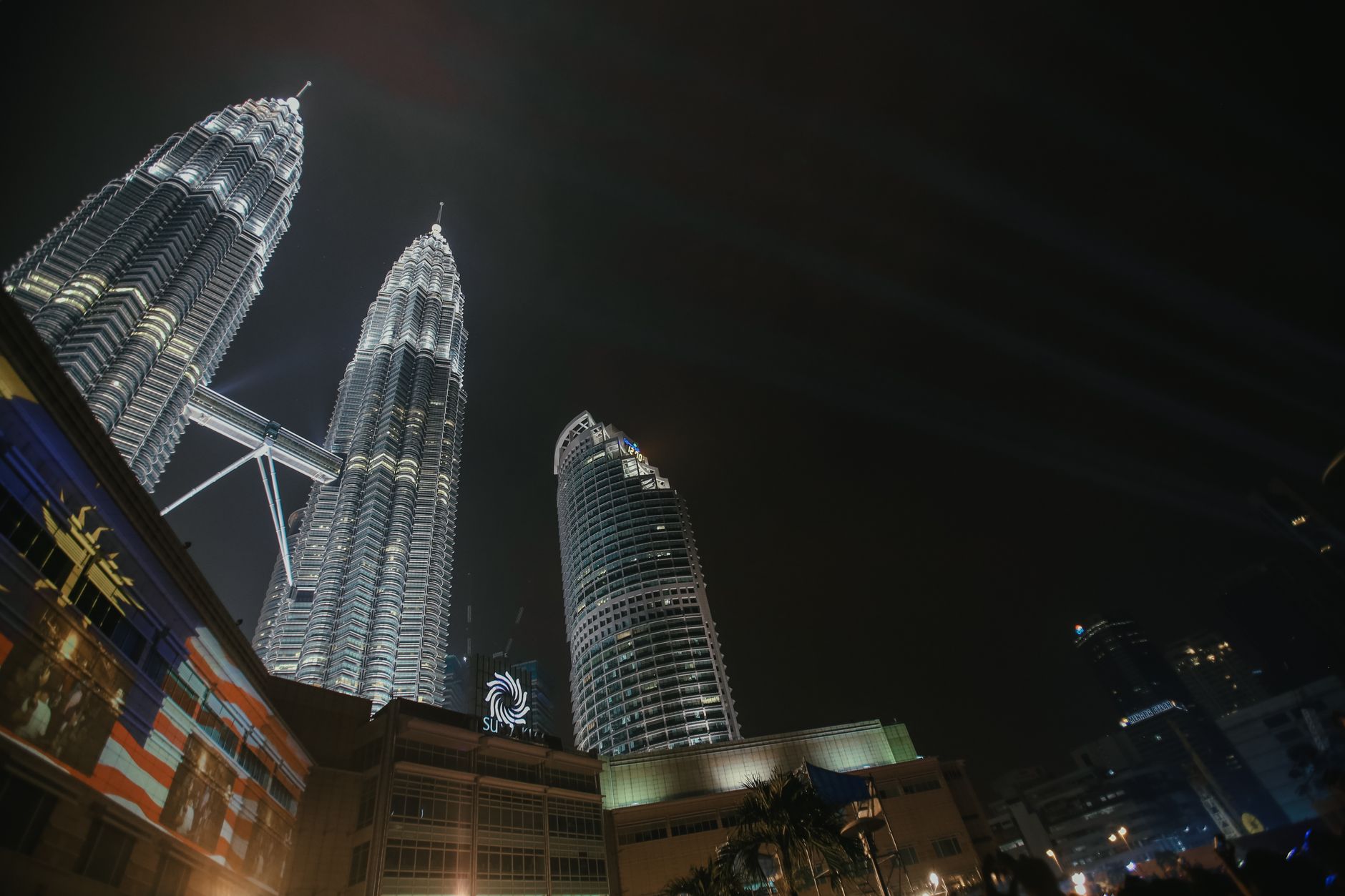 Kuala Lumpur skyline at night